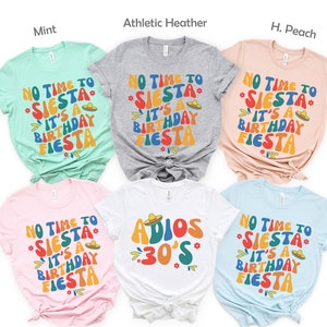 Camisetas para fiesta de cumpleaños número 40, camisetas del Cinco de Mayo, camisetas divertidas de cumpleaños de México, camiseta Adios To My 30s, regalos de cumpleaños número 40 de Fiesta