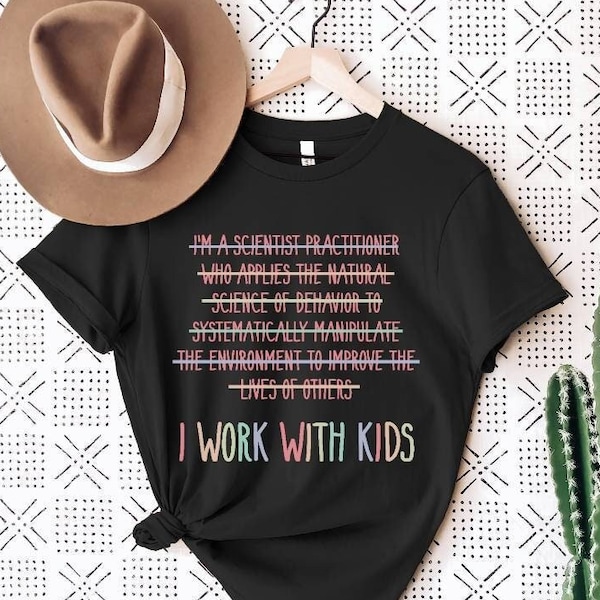 Toegepaste Gedragsanalyse Shirt, Gedragsanalist Tshirt, Positieve Bekrachtiging Shirt, RBT BCBA Geschenken, ABA Therapeut, Autisme Shirt, Moeder