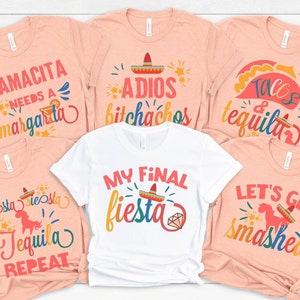 Final Fiesta Bachelorette Party Shirts, Nacho Average Bride Shirt, Mexico Bachelorette, Margarita Shirts, Cinco De Mayo Funny Bachelorette