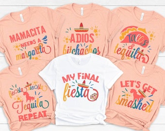 Final Fiesta Bachelorette Party Shirts, Nacho Average Bride Shirt, Mexico Bachelorette, Margarita Shirts, Cinco De Mayo Funny Bachelorette