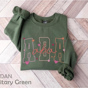 ABA Therapist Valentines Day Shirt, Applied Behavior Analysis Shirt, ABA Therapy Shirt, Rbt Bcba Special Education Teacher Appreciation Gift