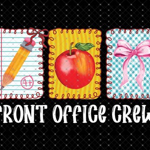 High School Front Office Worker Png, School Staff Png Design Sublimation Dtf, Coworker Png, School Secretary Administrative Assistant Png image 3
