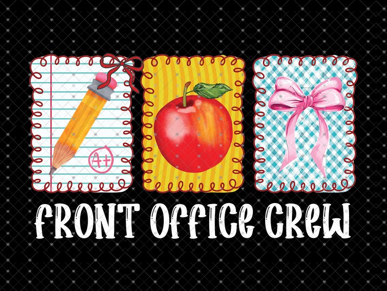 High School Front Office Worker Png, School Staff Png Design Sublimation Dtf, Coworker Png, School Secretary Administrative Assistant Png image 3