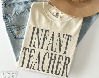 Vintage Infant Teacher Shirt, Early Childhood Educator Shirt for First Day Of Preschool, ECSE Toddler Squad T-Shirt, Daycare Teacher Shirt