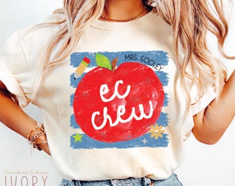 Camiseta vintage de educación infantil, camiseta para educador/a infantil para el primer día de clases, camiseta ECSE, sudadera para profesor/a de educación especial.