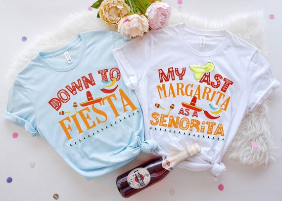 Womens Down To Fiesta Bridesmaid Shirt Funny Matching Bachelorette Womens Down To Fiesta Bridesmaid Shirt Funny Matching Bachelorette