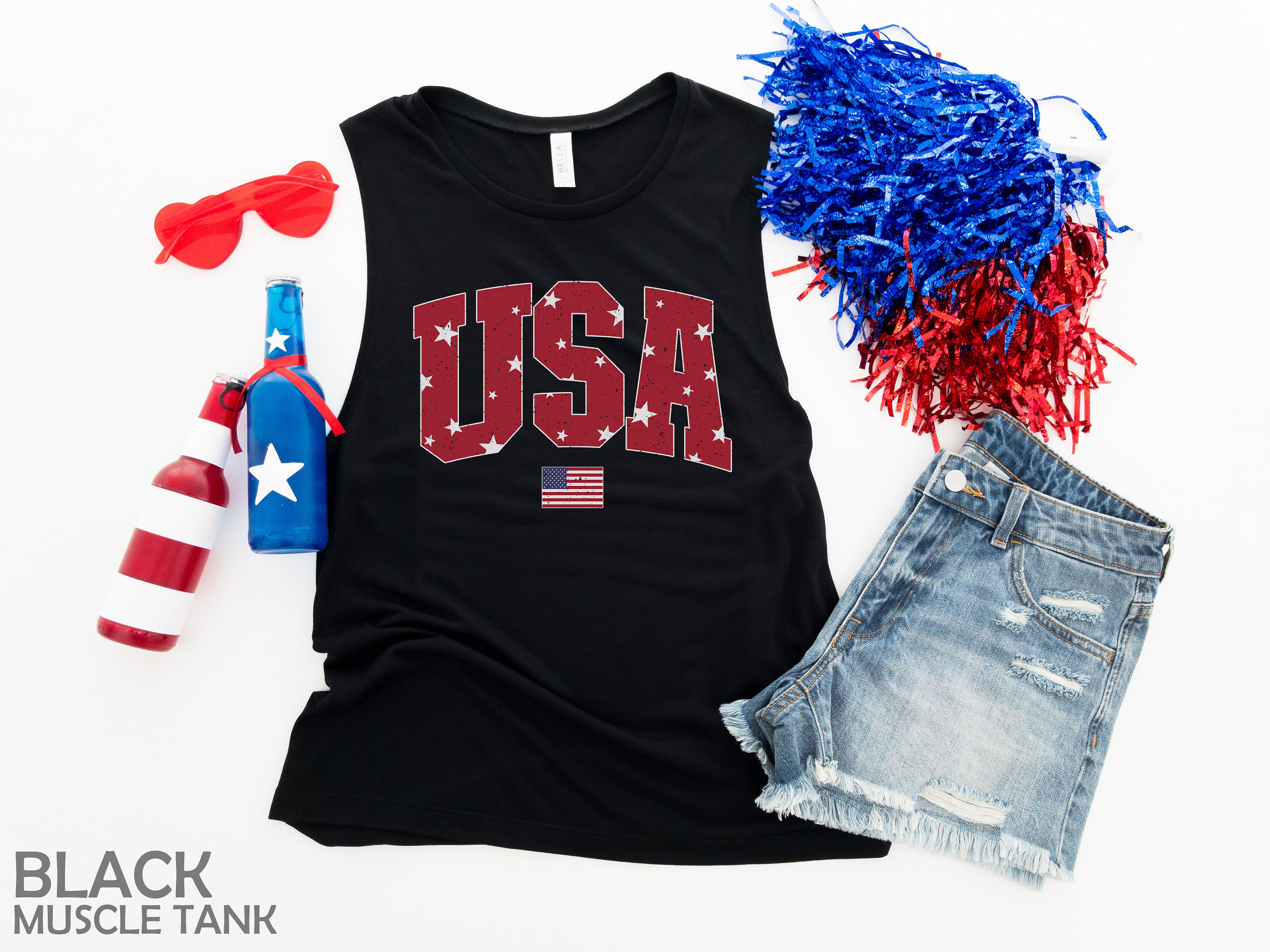 Retro 4th of July Tank Top Women, USA Flag Tank, Funny July 4th Shirt, Cute  Fourth of July Shirt Women, Patriotic Tank, American Flag Tank - Etsy