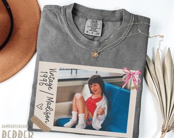 Custom Vintage 1996 Photo and Year PNG Design Sublimation DTF, Custom 30th Picture Birthday Png, Personalized Chapter 30 Birthday Party Png