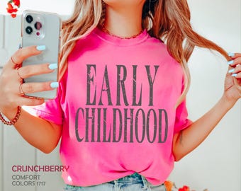 Vintage Early Childhood Shirt, Early Childhood Educator Shirt for First Day Of School, ECSE Toddler Squad T-Shirt, Special Education Teacher