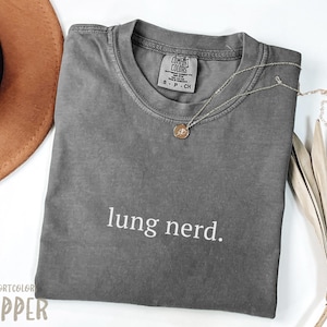 Funny Respiratory Therapist Shirt, Respiratory Therapy T Shirt, RT RRT Tee, Rainbow Lung Nerd Tshirt, Pulmonary Nurse Practitioner T-Shirt