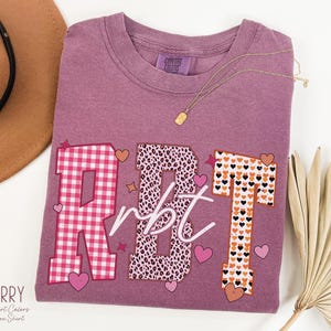 Registered Behavior Technician Shirt, Comfort Colors® RBT Tshirt, Checkered Aba Therapy T-Shirt, Cute Behavior Analyst Graduation Gift, BCBA