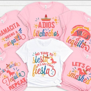 Final Fiesta Bachelorette Party Shirts, Nacho Average Bride Shirt, Mexico Bachelorette, Margarita Shirts, Cinco De Mayo Funny Bachelorette