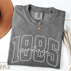 Classic 1985 Shirts For Women, Vintage 40th Birthday Year Number Tshirt For Him, 40th Milestone Best Friend Bday Gift For Her, 40 Bday Shirt