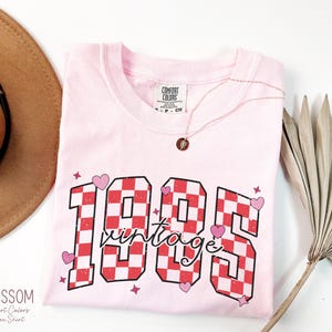 Classic 1985 Shirts For Women, Vintage 40th Birthday Year Number Tshirt For Him, 40th Milestone Best Friend Bday Gift For Her, 40 Bday Shirt