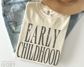 Vintage Early Childhood Shirt, Early Childhood Educator Shirt for First Day Of School, ECSE Toddler Squad T-Shirt, Special Education Teacher