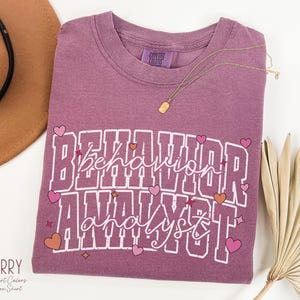 Bcba Behavior Analyst Shirt, ABA Therapist Valentines Day Shirt, Applied Behavior Analysis Tshirt, Board Certified Behavior Analyst Tee, RBT