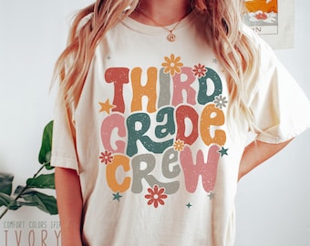 Retro Third Grade Teacher Shirt, 3rd Grade Teacher Shirt for First Day Of School, Kindergarten Teacher Tshirt, Preschool Teacher T-Shirt