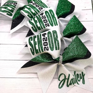SENIOR Cheer Bow Senior Hair Bow Senior Gift Cheer Senior 2025 Senior Gift idea cheer gift idea high school cheer bow school cheer bows