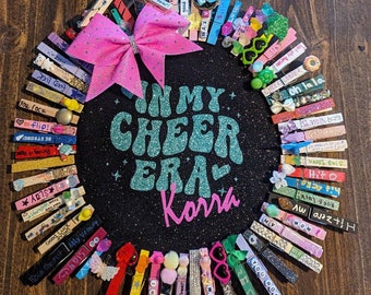 Pin Me Pin Holder Spirit Pin Holder Cheer Gift Cheerleader Gift Comp Gift Coach Gift Cheer Team Gift In My Cheer Era Pin Me Wall Hanging