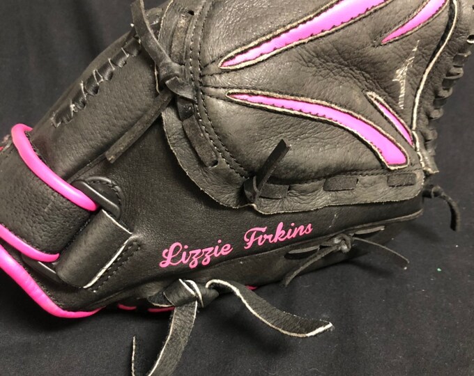 Glove Decal Name Baseball Glove Name Softball Glove Name Decal Baseball