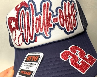 Custom Baseball Hat Baseball Mom Hat Softball Mom Gift for Team Mom Gift Sparkly Hat Custom Trucker Hat Custom Baseball Hat Game Day