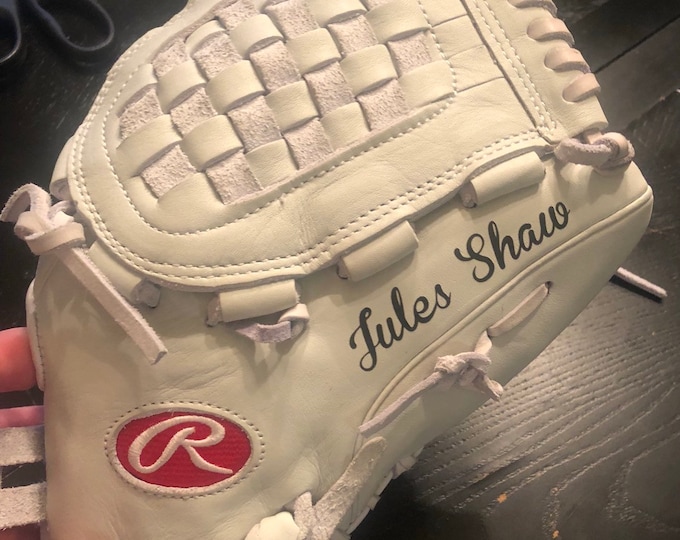 Glove Decal Name Baseball Glove Name Softball Glove Name Decal Baseball