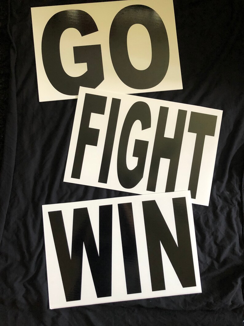 Cheer Signs for game day or competition by BOWSandBALLERS Etsy