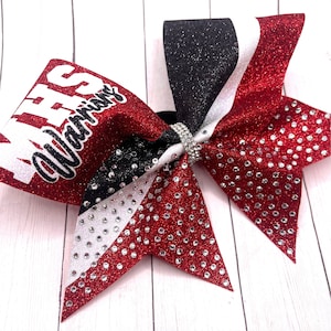 Cheer bow custom cheer bow for sideline cheer school cheer bow varsity bow personalized cheer bow for competition cheer team bow Gift idea