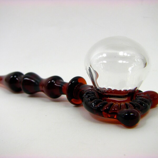 Amber Bubble Wand Dabber