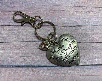 Mother and Daughter Friends Forever Key Ring / Bag Charm