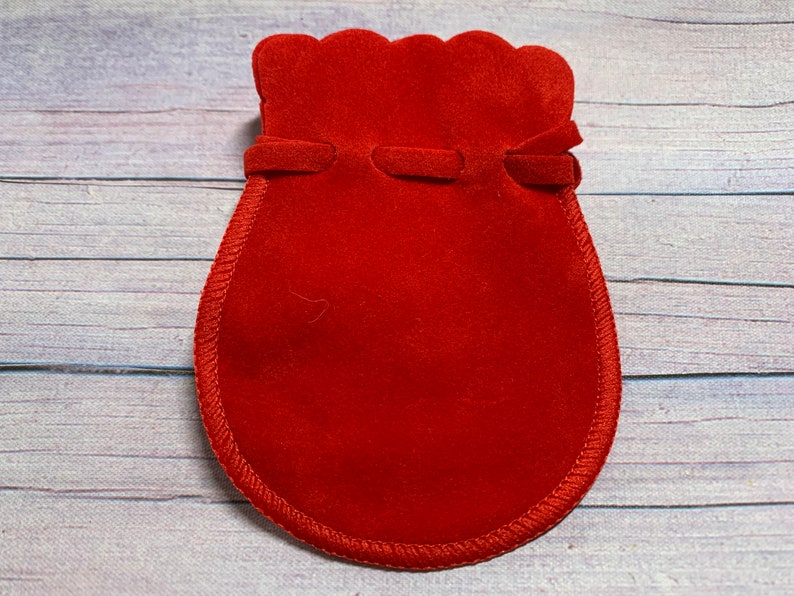 Tooth Fairy Pouch, Tooth Loss Pouch Red