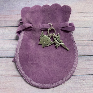 Tooth Fairy Pouch, Tooth Loss Pouch Purple