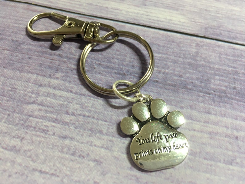 Personalised Pet Memorial Memorial Key Ring Pet Loss Keepsake Personalised Pet Loss Keepsake