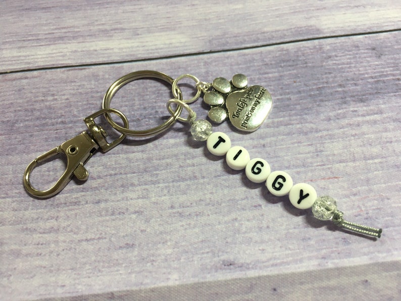 Personalised Pet Memorial Memorial Key Ring Pet Loss Keepsake Personalised Pet Loss Keepsake