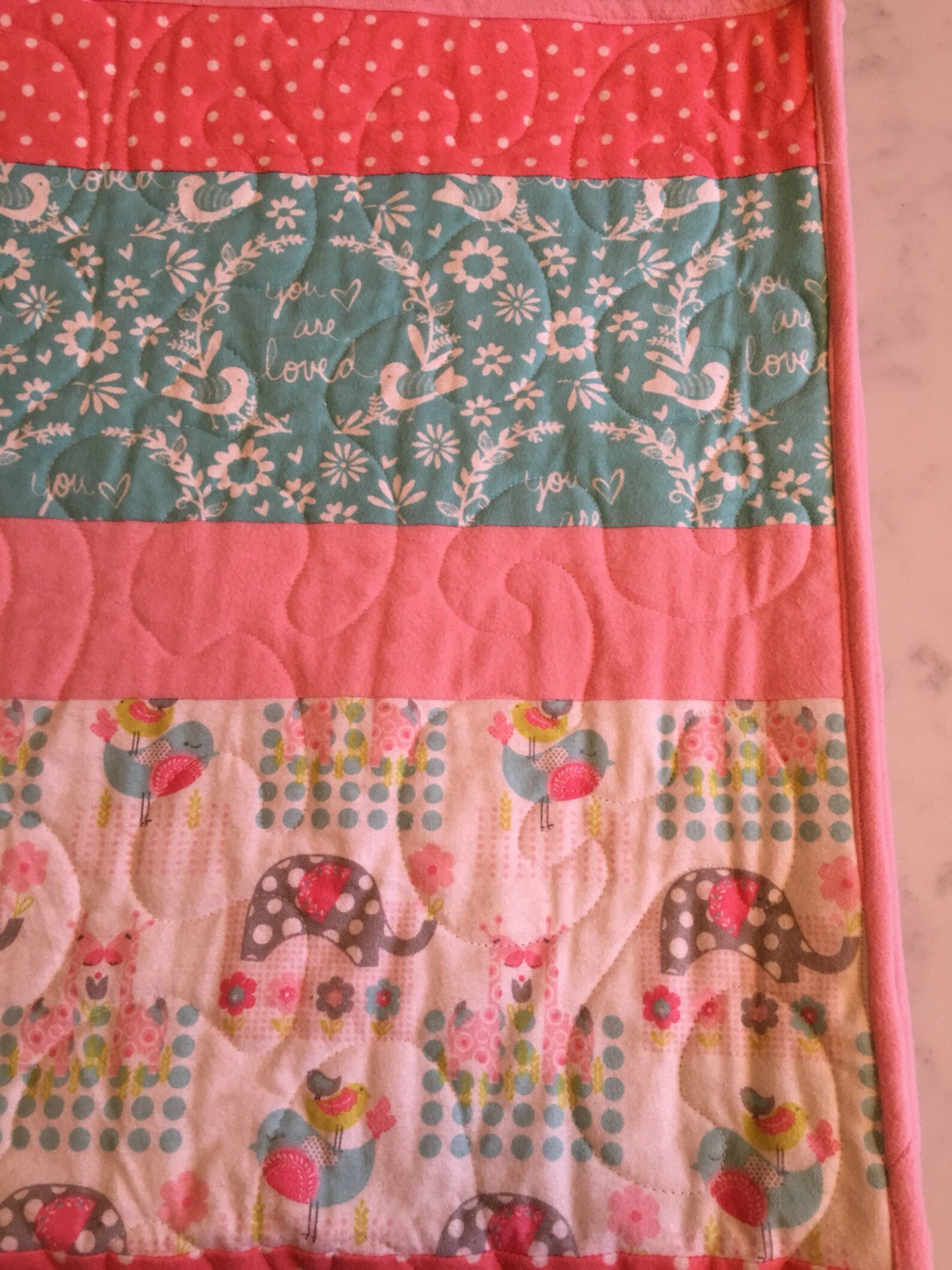 Flannel Baby Quilt Etsy