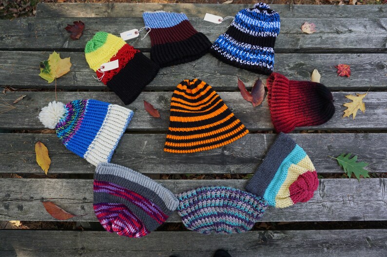 Homemade Knitted Beanies