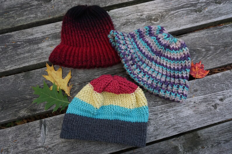 Homemade Knitted Beanies
