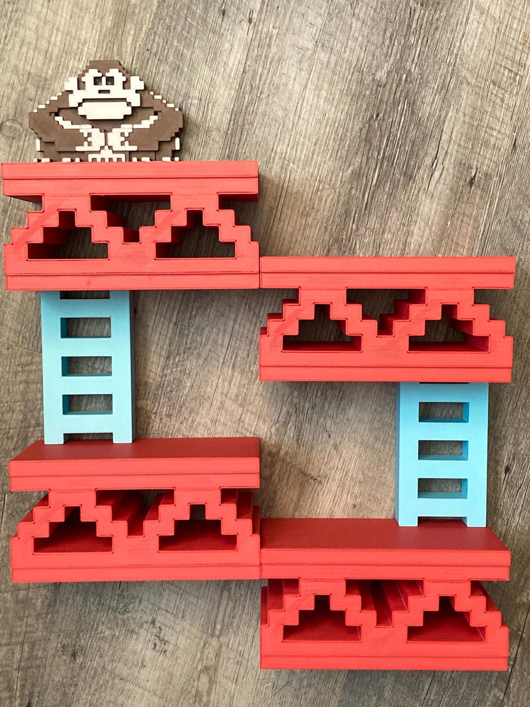 Donkey Kong Shelf [inspired By] 7 Piece Set Wall Art - Nintendo - Game ...