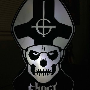 Ghost - Papa Emeritus 2 - Secondo - Light Up Box - Statue - Sign - Decor