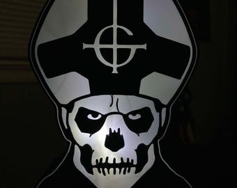 Ghost - Papa Emeritus 2 - Secondo - Light Up Box - Statue - Sign - Decor