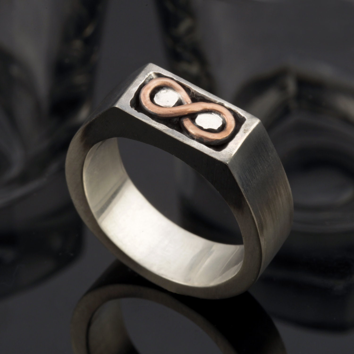 Infinity 18ct White Gold Mens Wedding Ring - Dracakis Jewellers | Dracakis  Jewellers