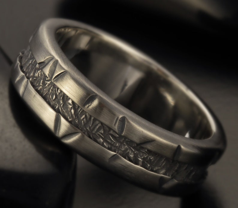 Unique Men Ring, Artisan Men Silver Band, Silver ring, Custom Design Ring, Black Man Ring, Gift for men, RS-1308 image 1