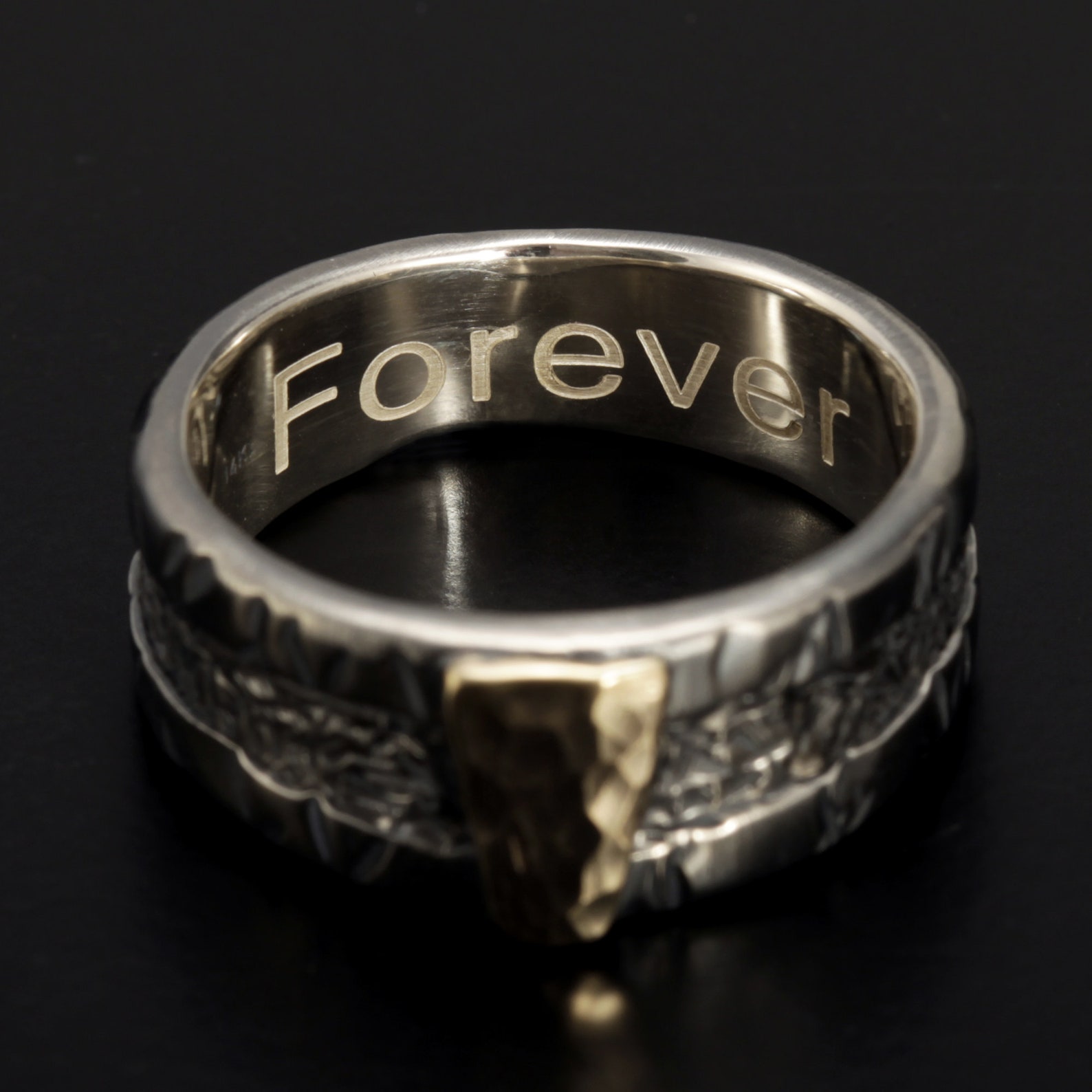 Mens Ring Engraved Adding Engraving Dedication Engrave Etsy