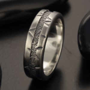 Unique Men Ring, Artisan Men Silver Band, Silver ring, Custom Design Ring, Black Man Ring, Gift for men, RS-1308 image 5
