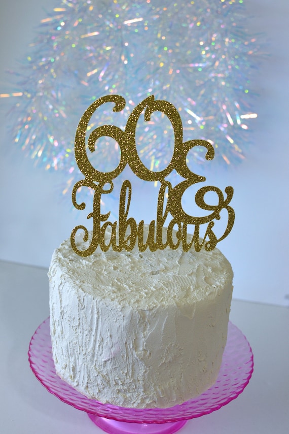 Happy Cakesエシャルプ Amazon.com: Gyufise 1Pc Happy 60th Birthday Cake Topper