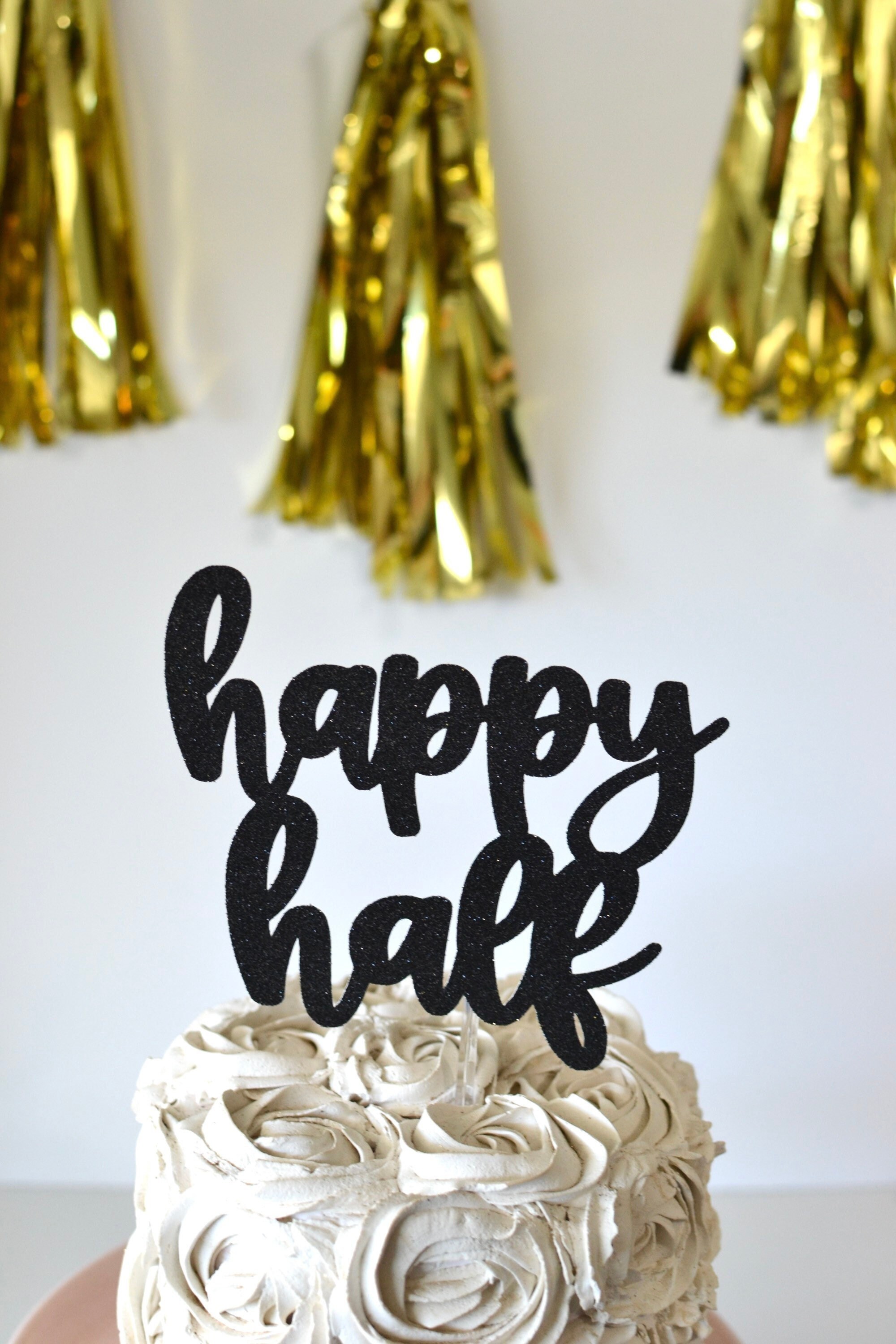 Happy Half Topper 1 2 Birthday Glitter Cake Topper Smash Etsy Norway Happy Half Topper 1 2 Birthday Glitter Cake Topper Smash Etsy Norway