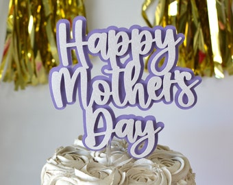 Happy Mothers Day, Best Mom Ever Cake Topper, Moms Day, mom Birthday, Mom to be, Mothers Day,  Mommy Cake, Wife Cake Topper