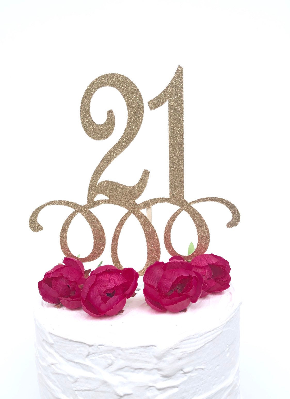 Glittery Light Purple Happy 21st Birthday Cake Topper Twenty One Cake Topper Glittery Light Purple Happy 21st Birthday Cake Topper Twenty One Cake Topper