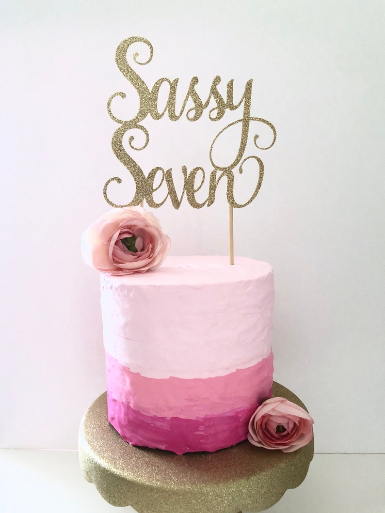 Kids Happy Birthday Rose Gold Cake