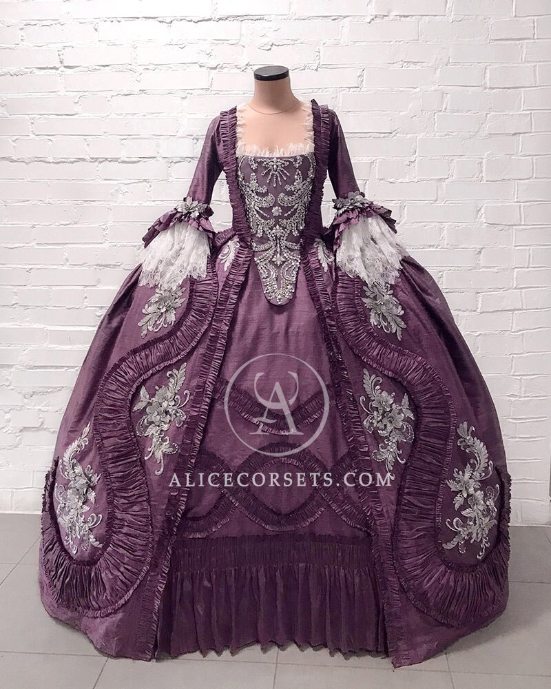 Rococo Dress Venice Carnival Historical Costume ~ Bridgerton Queen